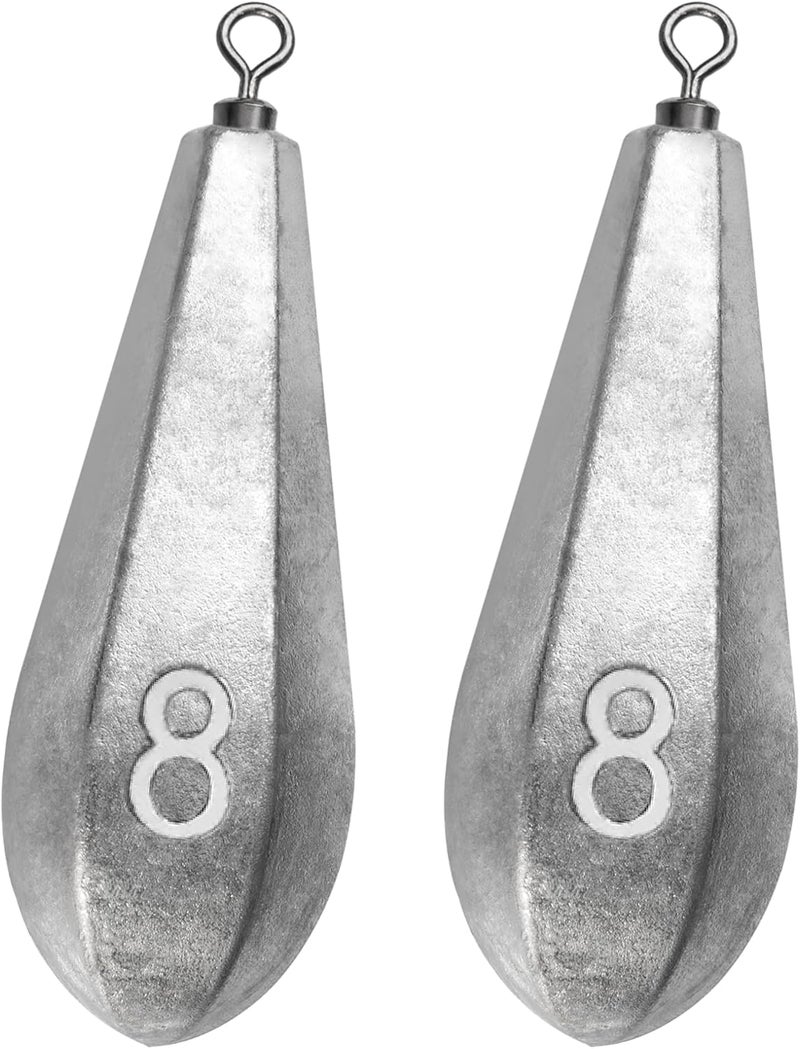 BLUEWING Swivel Bank Sinkers Fishing Weights with Swivel Bottom Bullet Sinkers for Freshwater and Saltwater, 1/8oz to 16oz - Image 1